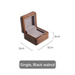 Wooden Birds Wedding Engagement Ring Box Holder