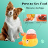 2 in 1 Duck Pet Snack Dispenser Puzzle Toy