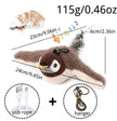 Flapping Bird Cat Interactive Toy Touch Activated Rechargeable
