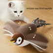 Flapping Bird Cat Interactive Toy Touch Activated Rechargeable