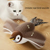 Flapping Bird Cat Interactive Toy Touch Activated Rechargeable
