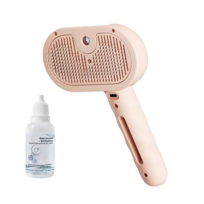 3 in 1 Pet Steam Brush Spray Hair Removal Comb Grooming Rechargeable